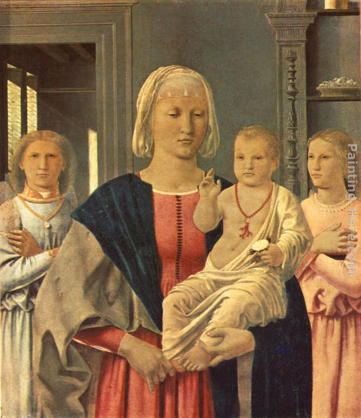 Madonna of Senigallia painting - Piero della Francesca Madonna of Senigallia art painting